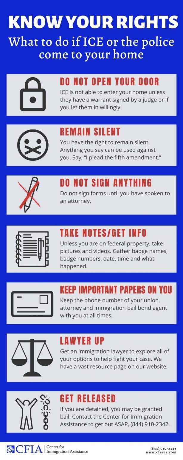 Know Your Rights - What to do if ICE or Police Come to Your Home ...