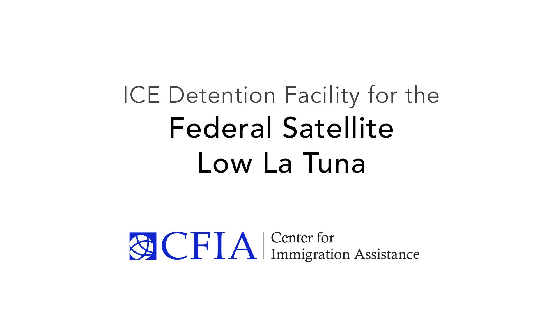 Federal Satellite Low La Tuna